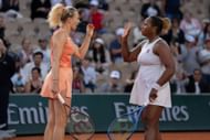Taylor Townsend and Katerina Siniakova at the 2025 French Open - Day Nine - Source: Getty